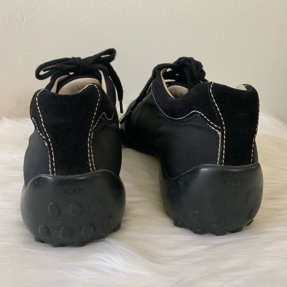 TOD’s Men’s shoes suede black size 9.5 - Picture 5 of 6